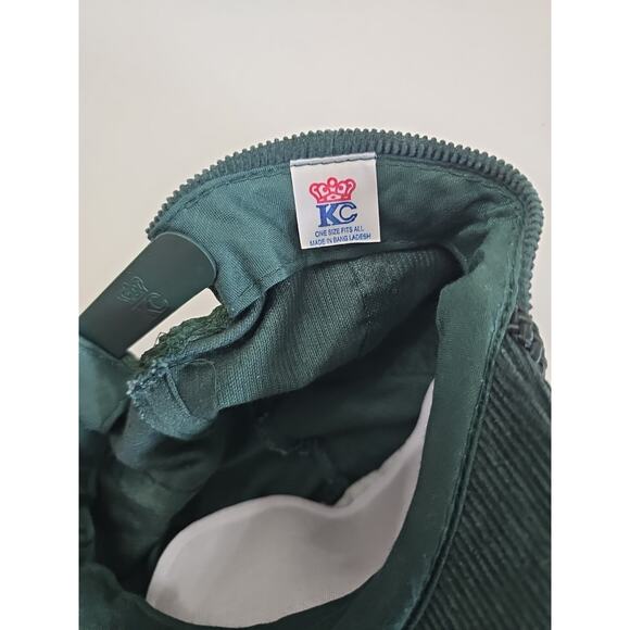 Gutman Brothers Dairy Cattle Baseball Cap Vintage Snapback Corduroy Sage Green - Picture 3 of 3